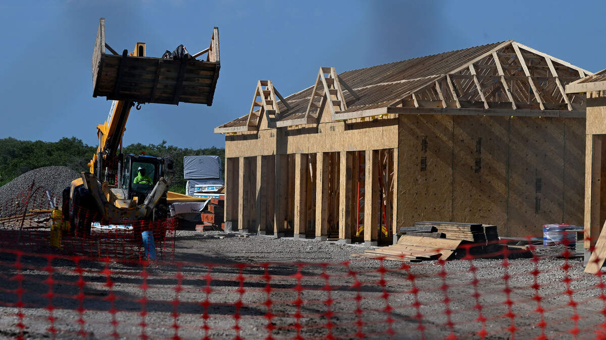 Construction of apartment homes at The Stadler on El Conquistador Parkway. A recent report shows the Manatee County housing market is reaching a more balanced state.