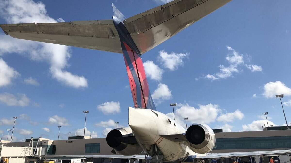 4/14/2020--Mark Stuckey, executive vice president of the airport, has some advice for travelers: arrive two hours early to minimize stress and stay in touch with their carrier to check on flight status.
