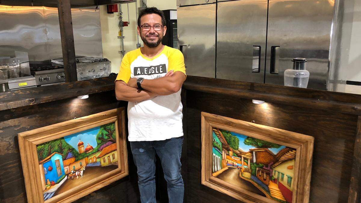 Jimmy Lopatinsky and his wife, Marla Pena, are opening M&J Comfort Kitchen at the Oneco Farmers Market, 5108 15th St. E.