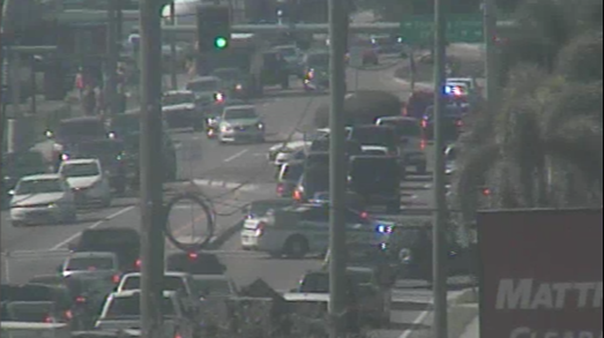 A motorcycle crash on a busy Bradenton road has blocked all northbound lanes of traffic and is causing major delays, according to Manatee County EMS. The motorcycle caught on fire around 5:10 p.m.