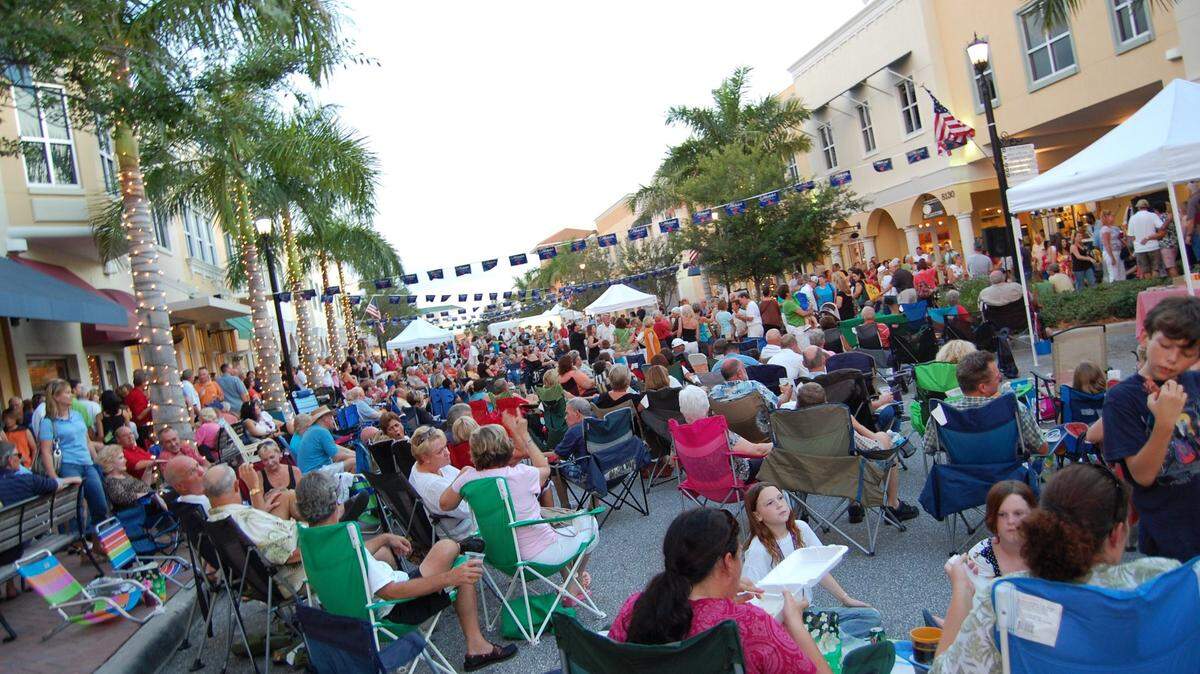 8/1/2019--Prior to the pandemic, crowds packed Lakewood Ranch Main Street for Music on Main. The event generates thousands of dollars each year for local charities.