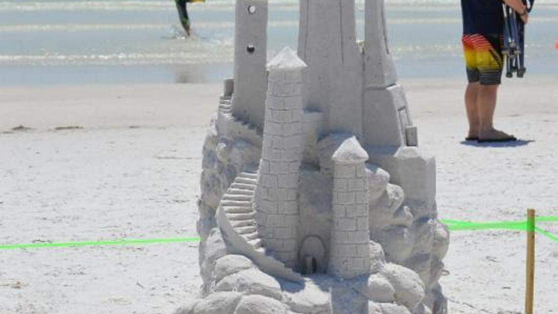 The 44th annual Amateur Sand Sculpture Contest will begin with registration at 8:30 a.m. May 7 at Siesta Key Beach. 
 PROVIDED PHOTO