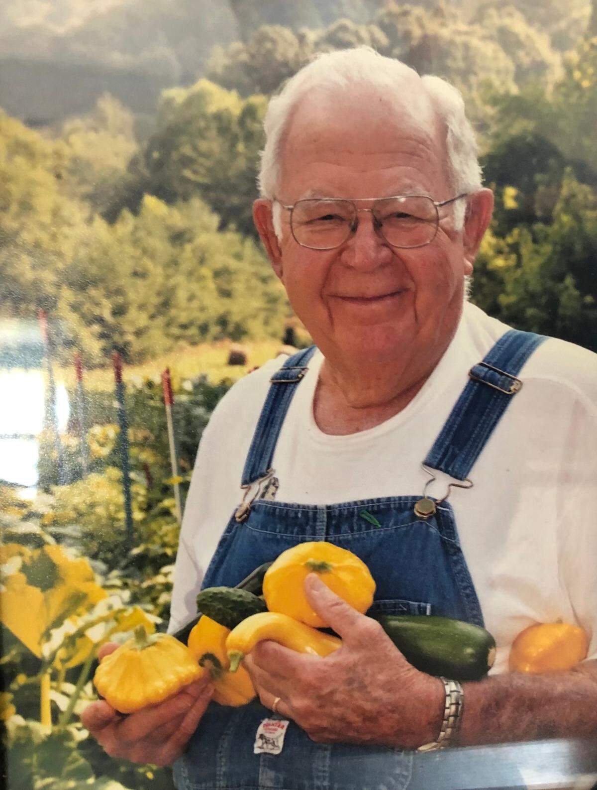 Although Dr. Bob King was an ophthalmologist, he never lost his love for farming.