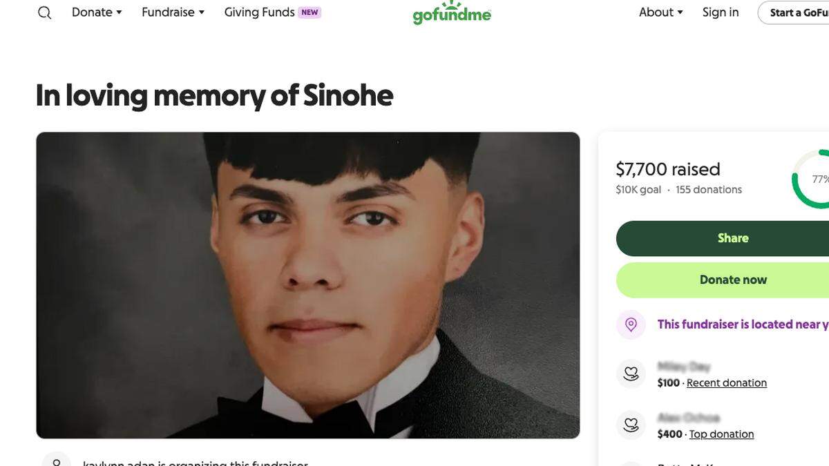 A GoFundMe page has been created for the family of Sinohe Adan, Jr., who died in a fatal crash near Silverleaf, according to the Florida Highway Patrol