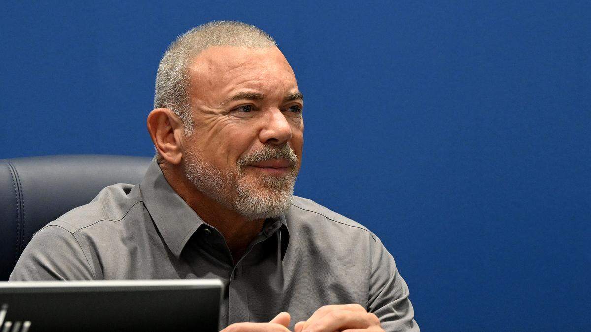 Commissioner Ray Turner is pictured during a Manatee County Commission meeting on April 24, 2024.