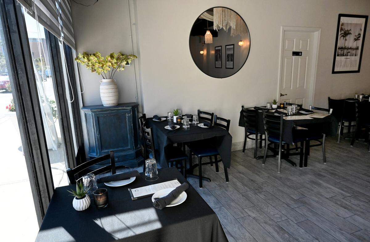 Part of the dining area at Sofra Kitchen Bar & Bistro in downtown Bradenton.