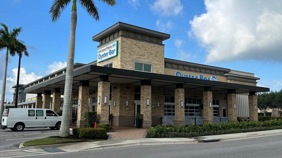 John and Amanda Horne have opened their fifth Anna Maria Oyster Bar restaurant, shown June 12, 2023, in the Square at University Town Center, 5405 University Parkway, #110.