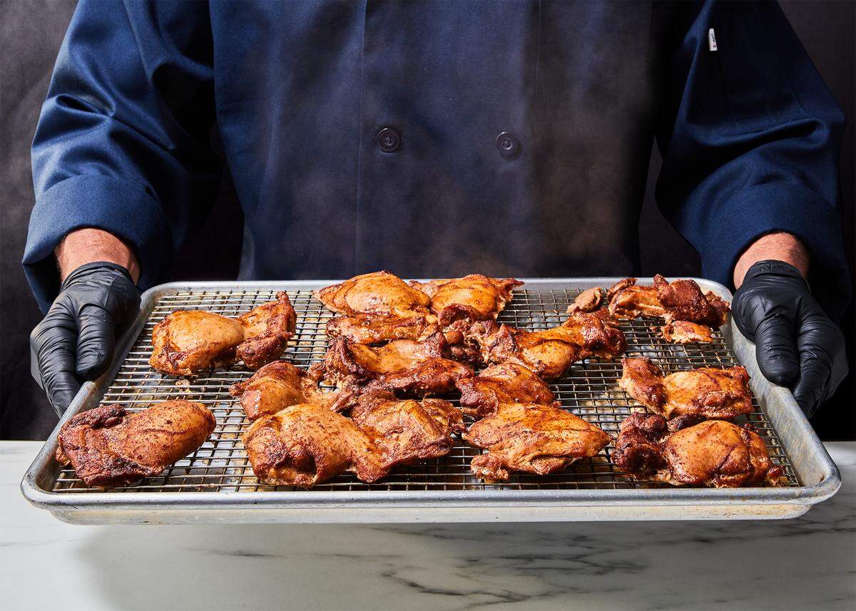 Braised chicken thighs at Just Salad which recently filed paperwork to renovate a space at The Market at UTC shopping center to open its first restaurant in Manatee County.
