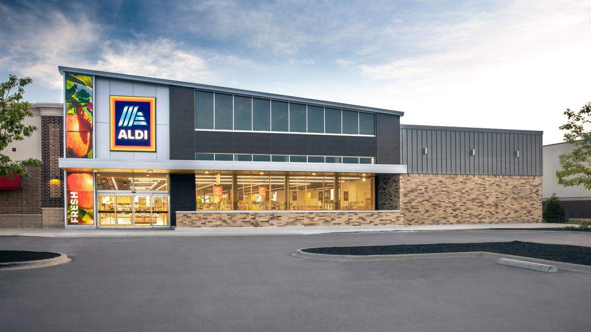 Fast-growing Aldi announced this week that its first store at Lakewood Ranch opens 9 a.m. Thursday, July 7. The store will be open daily from 9 a.m. to 8 p.m. Shown above is the exterior of a typical store.