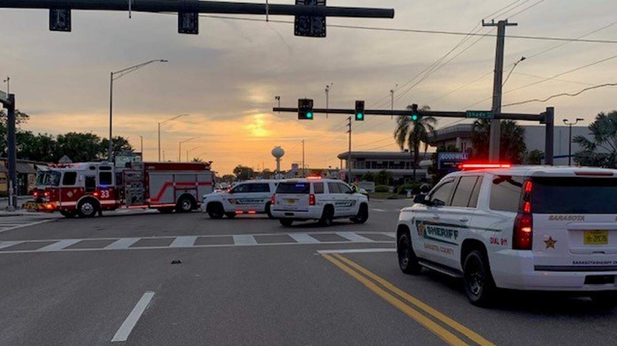 The Sarasota County Sheriff’s Office was at the scene of the crash with Florida Highway Patrol on Bee Ridge Road at the intersection of Shade Avenue in Sarasota on April 6, 2023, where a 19-year-old motorcyclist was thrown from his bike.