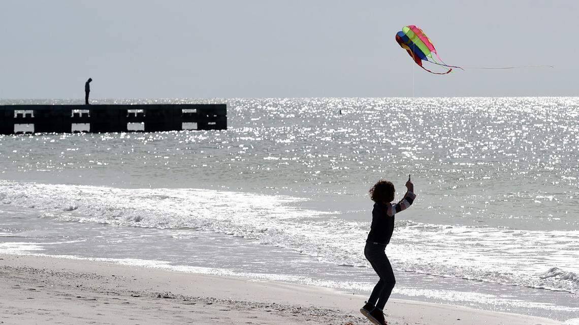 The Florida Fish and Wildlife Conservation Commission tested the water at Manatee and Sarasota beaches after receiving reports of respiratory irritation from beachgoers. The results came back positive for traces of a red tide bloom.