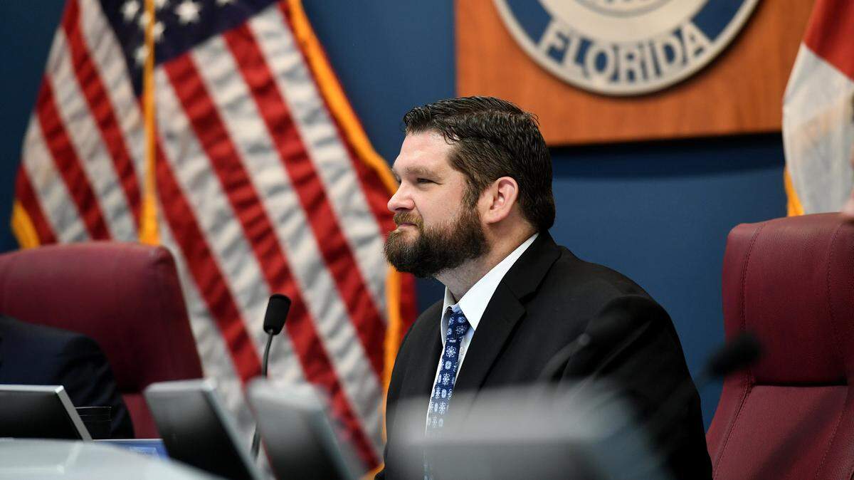 Commissioner James Satcher will oversee Manatee County’s 2024 elections, Gov. Ron DeSantis’ office announced Friday. In this July 2022 Bradenton Herald file photo, Satcher smiles during a public meeting.