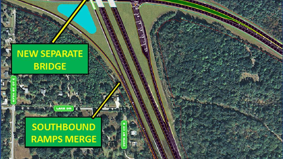 Safety enhancements planned as part of the Interstate 75/State Road 64 interchange project. 
 PHOTO PROVIDED
