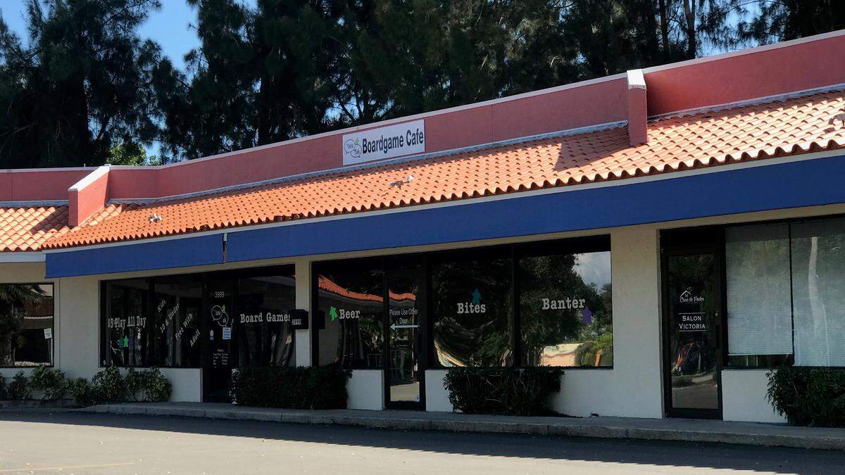 Rachael Sawyer and Desiree Ramey open the area’s first board game cafe, Table Talk SRQ, at 3999 Cortez Road W., on Wednesday.