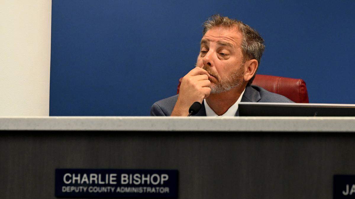 Charlie Bishop was appointed Manatee County Administrator during a Board of County Commissioners meeting on Tuesday, Sept. 12, 2023.