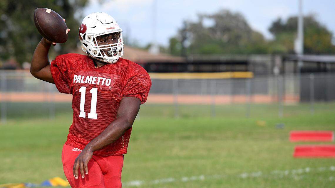 He struggled with school. Now he’s set to graduate and is starring for Palmetto football team