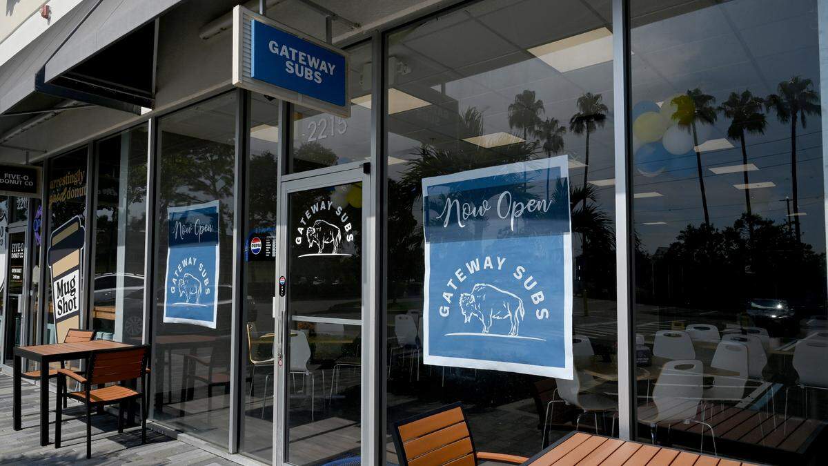 Gateway Subs is open at 2215 60th Ave. E., Ellenton. Photo taken July 15, 2025.