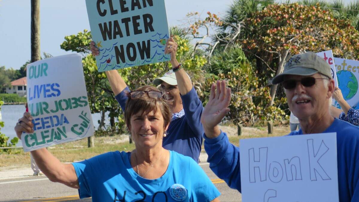 Protestors say the best way to prevent future red tide blooms is for lawmakers to crack down on companies that pollute the water.