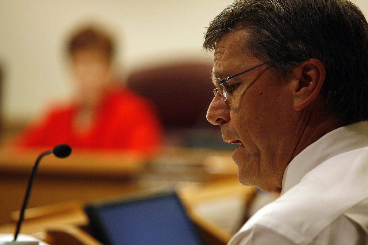The city of Bradenton will lose more than 50 years of leadership and experience after two high-level employees retire at the end of the month. City Administrator Carl Callahan, pictured in this 2015 file photo, will retire on Friday, June 25, 2021.