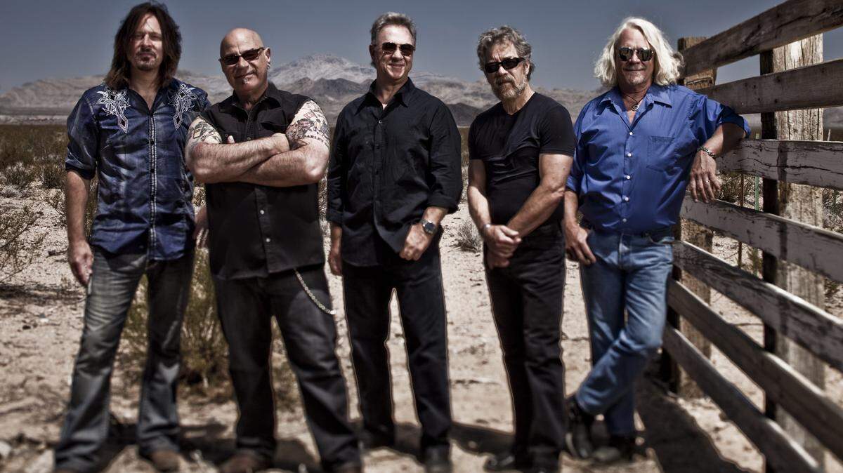 Creedence Clearwater Revisited, featuring original CCR member and Sarasota resident Stu Cook, center, plays Saturday at the Van Wezel Performing Arts Hall in Sarasota. PUBLICITY PHOTO