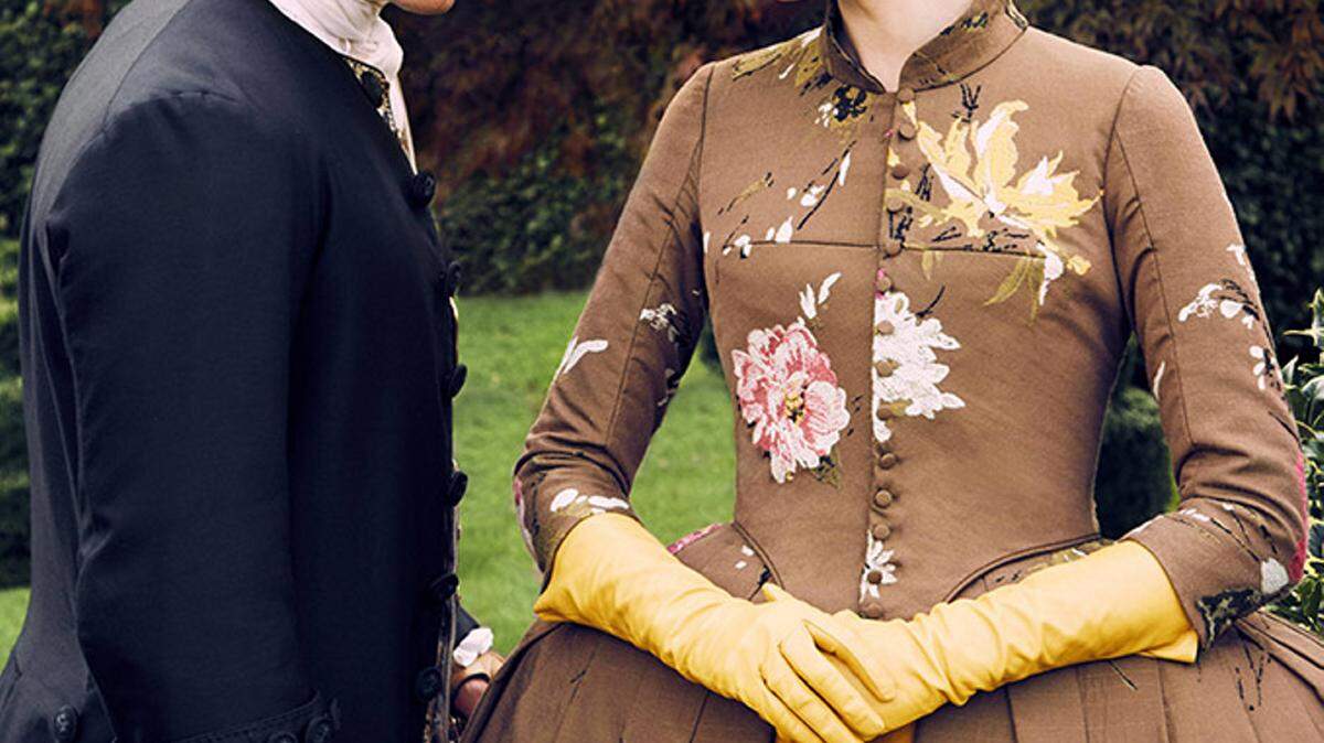 Sam Heughan and Caitriona Balfe star in "Outlander." The second season of the hit Starz series premieres at 9 p.m. tonight. 
 STARZ ENTERTAINMENT LLC.