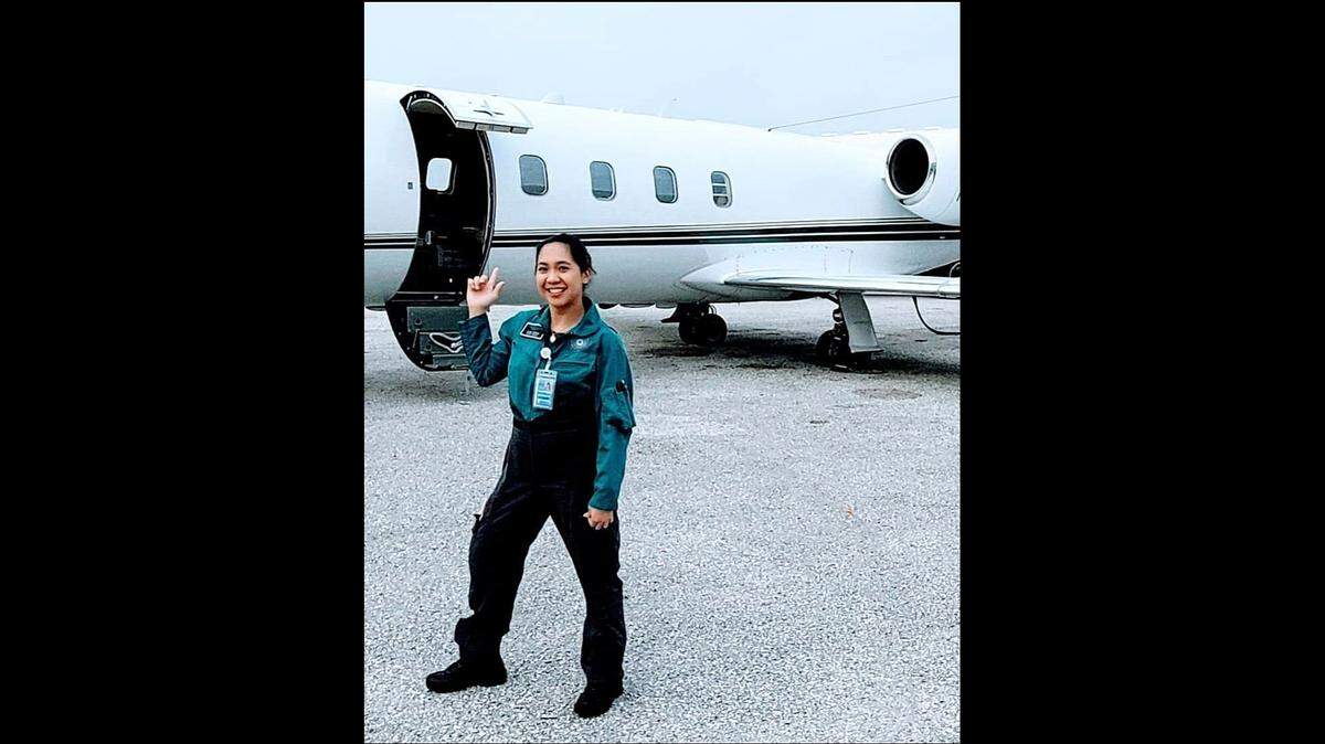 In this 2020 file photo, travel nurse Claire Gipson, then working at Manatee Memorial Hospital in Bradenton, spent 21 days fighting COVID-19 in New York City.