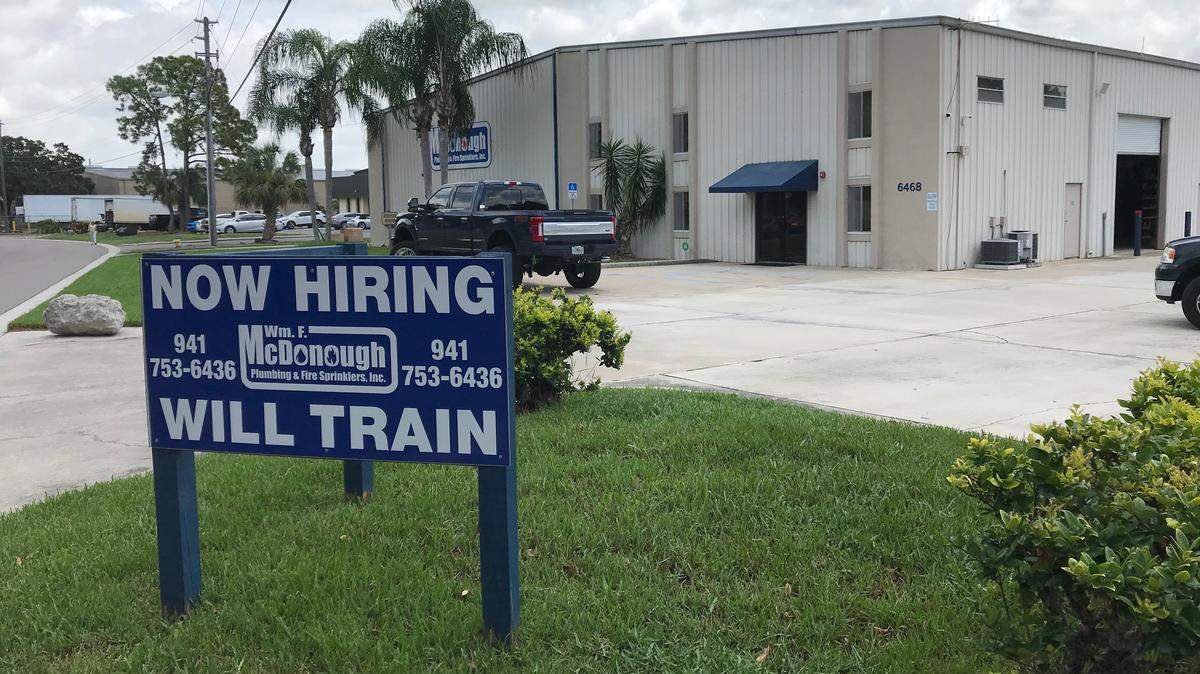 Manatee County’s unemployment rate in June was 3.7 percent, down from 4 percent in June 2017.