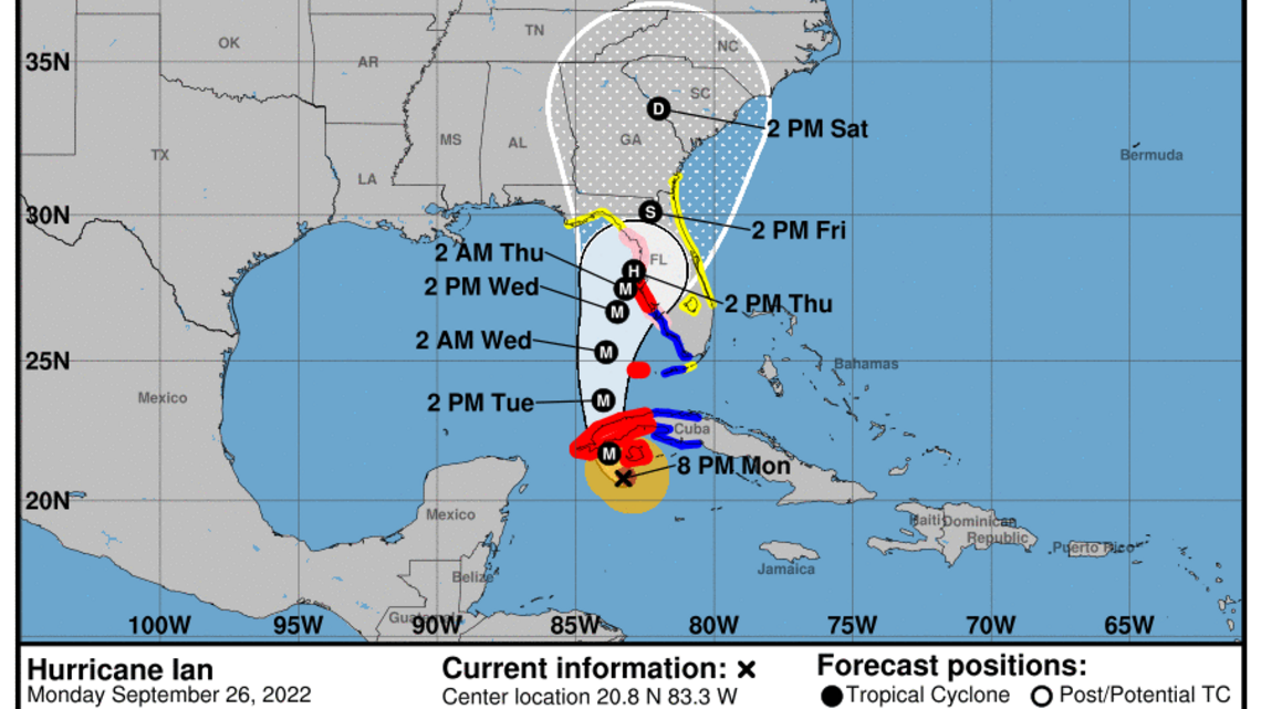 Live updates: Hurricane Ian forecast for Bradenton, Manatee | Bradenton ...