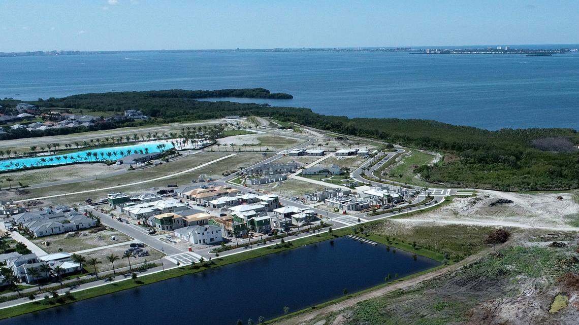Local environmentalists have raised concerns over recent mangrove trimming along Sarasota Bay where Aqua by the Bay and Cirrus Apartments at Aqua are under construction on El Conquistador Blvd.