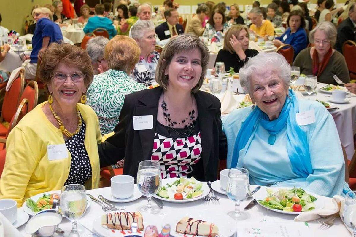 Jeanne Oliver, right, is shown with her daughter, Patricia MacKay and granddaughter, Alana Willey. Mrs. Oliver was twice executive director of the Manatee County Girls Club.