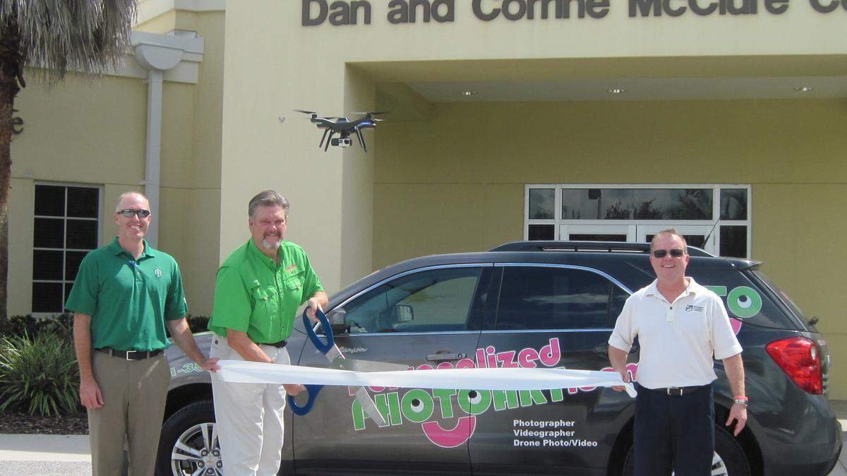 A ribbon cutting was held for Personalized Photoart, 6330 99th St. E., Bradenton. The company specializes in virtual tours for Realtors and businesses advertising on the web including photographs, video and drone video. For information, call 941-350-8865 or personalizedphotoart.com. 
 Do you have a ribbon cutting you'd like to submit? Send them to Angie Monroe at amonroe@bradenton.com. 
 Photo courtesy of Manatee Chamber of Commerce.