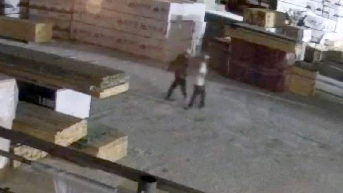 Bradenton Police are trying to identify two people who allegedly burglarized Builder’s First Source on Thursday, Aug. 15. They’re also looking for a white Dodge Ram 2500 or 3500.