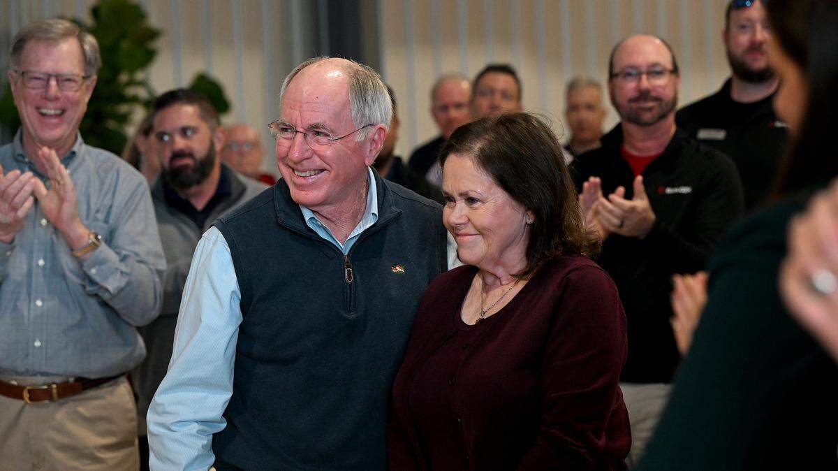 Kaye and Allen Butler were surprised to receive the honor as the Manatee River Fair Association’s Distinguished Citizen award on Thursday, Jan. 4, 2024, in Veterans Hall at the Manatee County Fairgrounds.