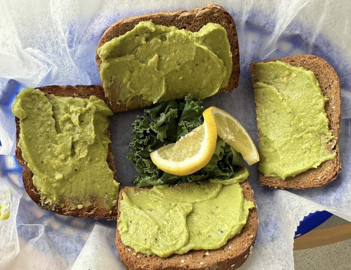 Anna Maria Island Coffee Shack offers grab-and-go food items as well as a wide variety of drink options. Shown above is the avocado toast.