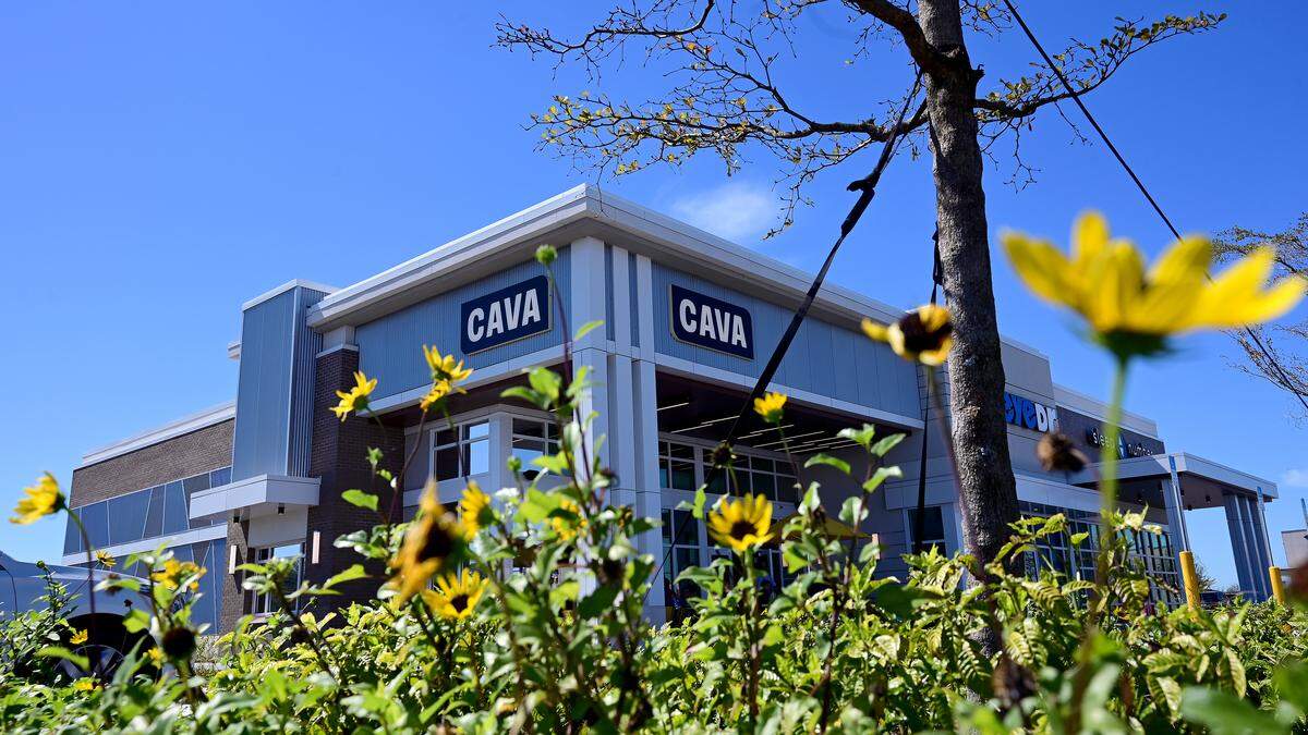 Cava is now open at The Marketplace in Heritage Harbor shown on Feb. 25, 2026.