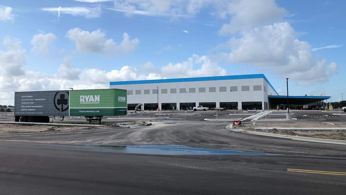 7/8/2021--Amazon expects to open its new 321,244-square-foot distribution center at 2200 Tallevast Road, in southern Manatee County, by the peak holiday shopping period this year.