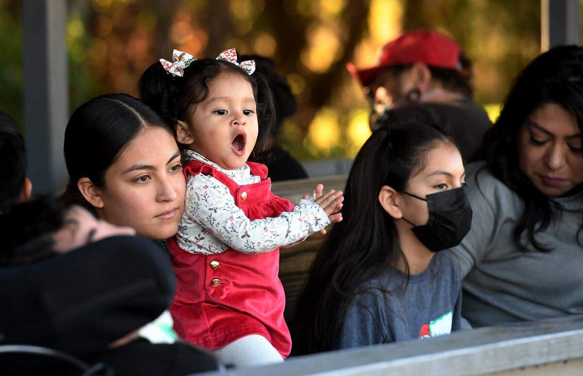12/08/21—Children and their families boarded the North Pole Express at the Florida Railway Museum for a trip to meet Santa at the 36th annual event for terminally ill children.