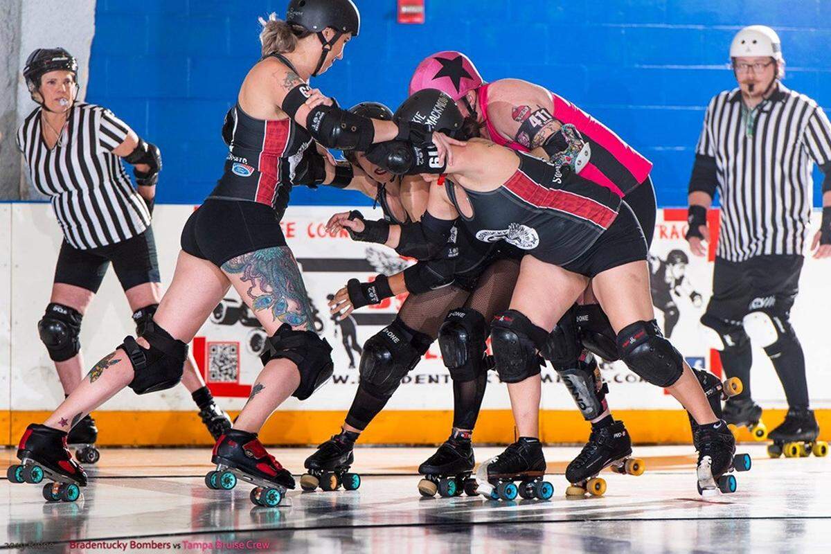 The Bradentucky Bombers play their home games at the Ellenton Ice and Sports Complex.