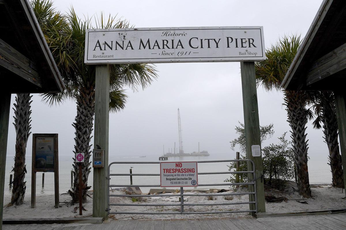 The iconic Anna Maria Pier which was damaged in 2017 by a hurricane underwent complete demolition, but reconstruction is now underway.