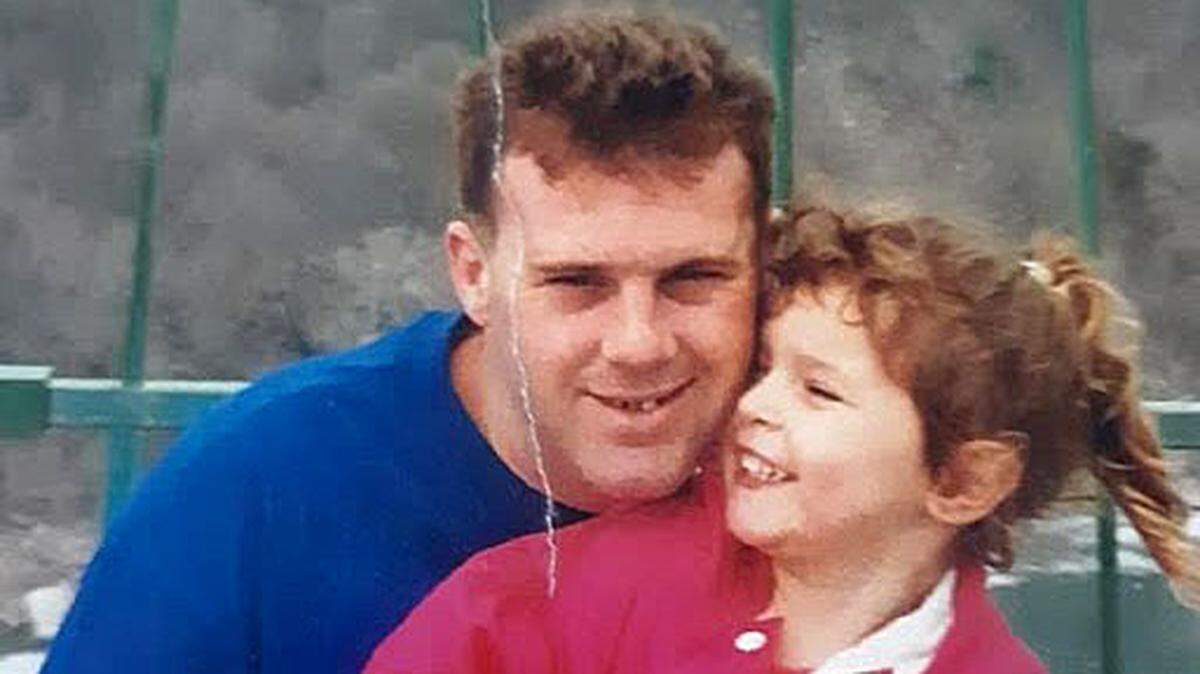 Donald Keefer and stepdaughter in a provided, undated photo. Keefer was killed in a hit-and-run crash on Aug. 17, 2019.