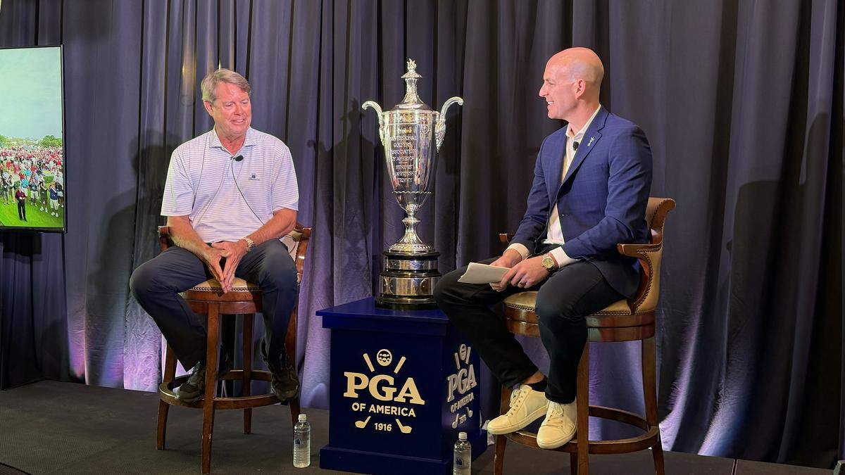 The 2026 Senior PGA Championship takes place April 16-19 at The Concession Golf Club in East Manatee County. Bradenton resident Paul Azinger speaks about his 1993 PGA Championship victory during a recent Media Day for the tournament.