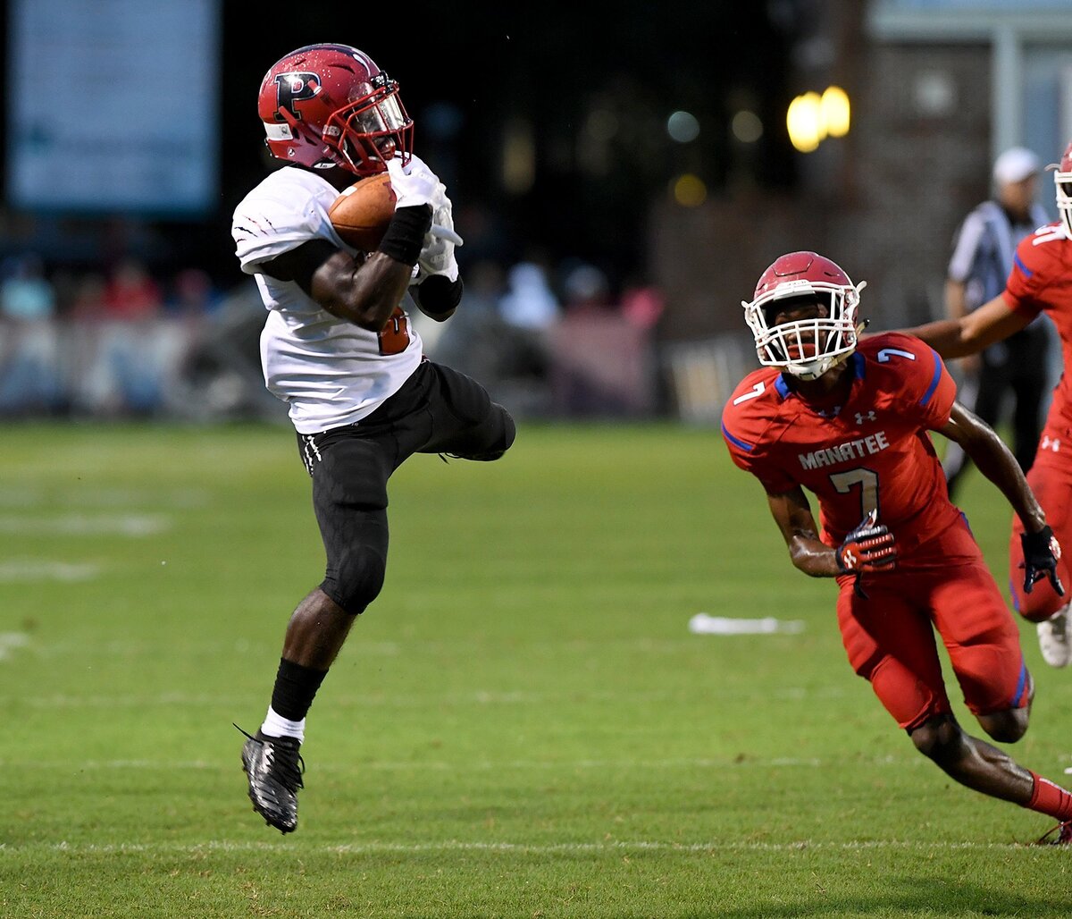 Eddravian Butler on what it means to represent Palmetto High: “Our parents and people have been at Palmetto High forever. So we just followed them and came here. Stayed with the fam and run with the fam.”