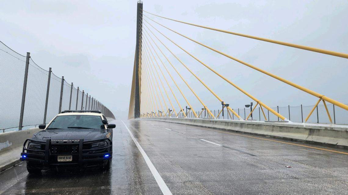 Skyway Bridge reopens after Hurricane Debby drenches Manatee County with rain