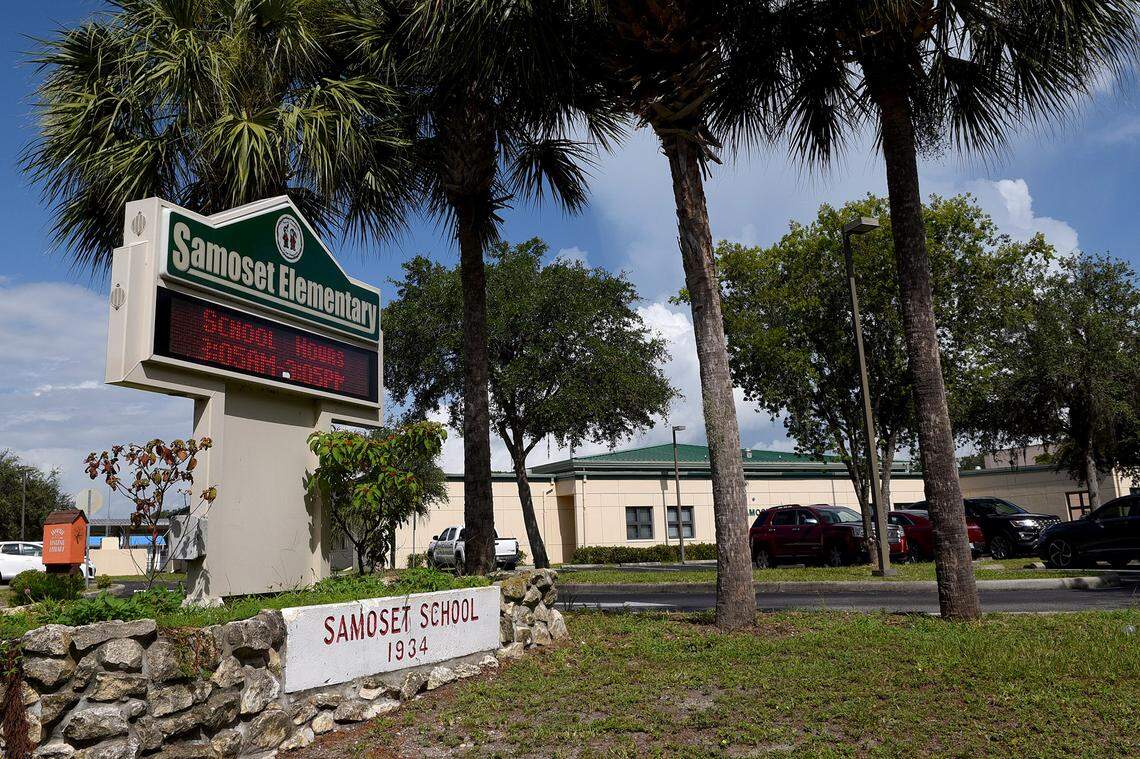Some employees at Samoset Elementary School were sent home after a coworker tested positive for COVID-19, according to a spokesman for the School District of Manatee County.