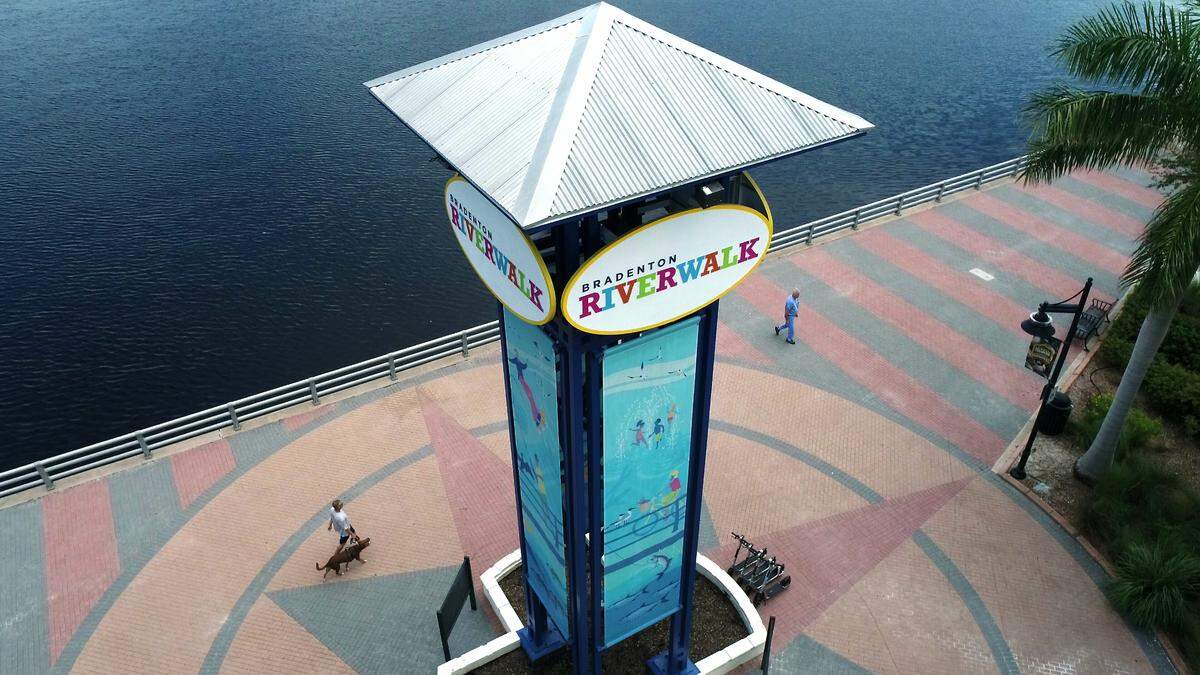The Riverwalk expansion in downtown Bradenton connects shops, cultural venues, restaurants and bars. It also provides a picturesque way to walk, ride or scooter along the Manatee River.