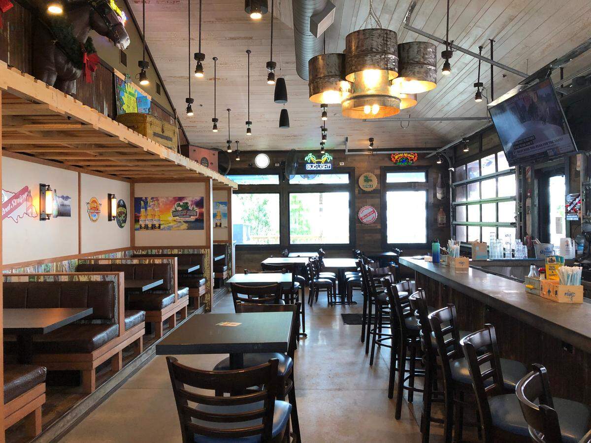 08/25-2021--Whiskey Joe’s Bar & Grill, 5313 19th St. E., Ellenton, has more seating outside than it has inside.