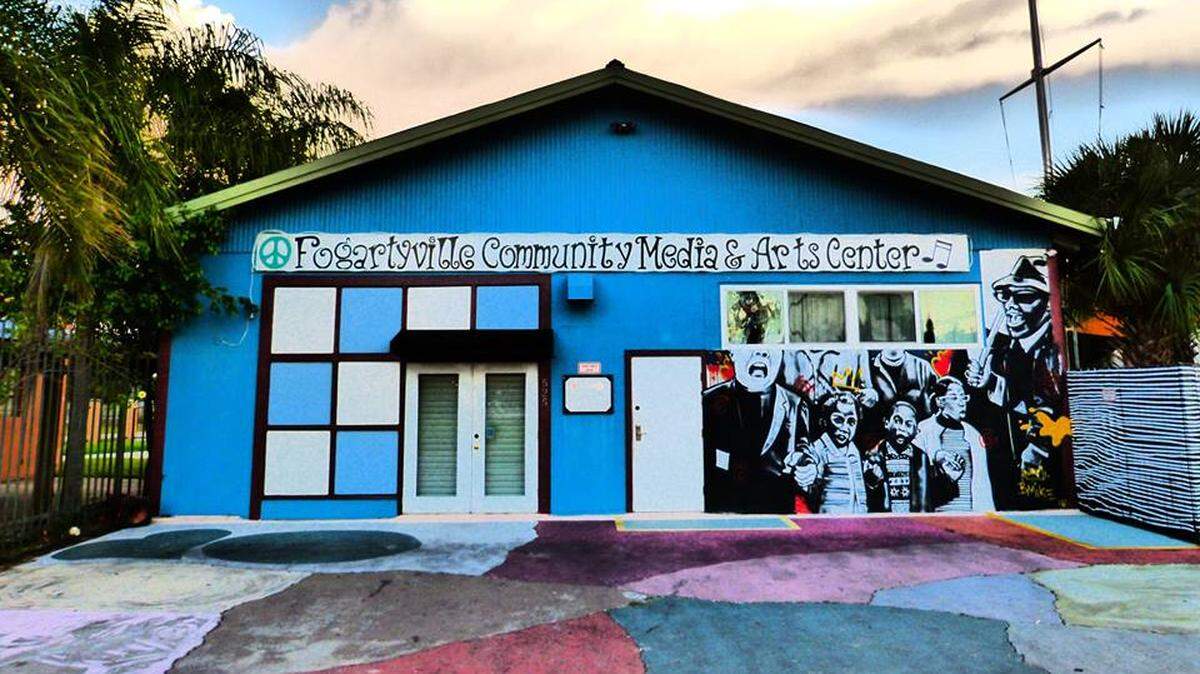 The Fogartyville Community Media and Arts Center, 525 Kumquat Court, in Sarasota, will host a panel discussion on community schools. The event is scheduled for 6:30 p.m. to 8:30 p.m. on Tuesday.