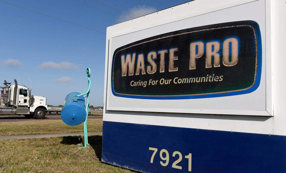 The city brings recycling materials to the local Waste Pro recycling facility, but not everything gets recycled. If there are too many non-recyclable materials, such as plastic bags and pizza boxes, the entire load gets sent to the landfill.