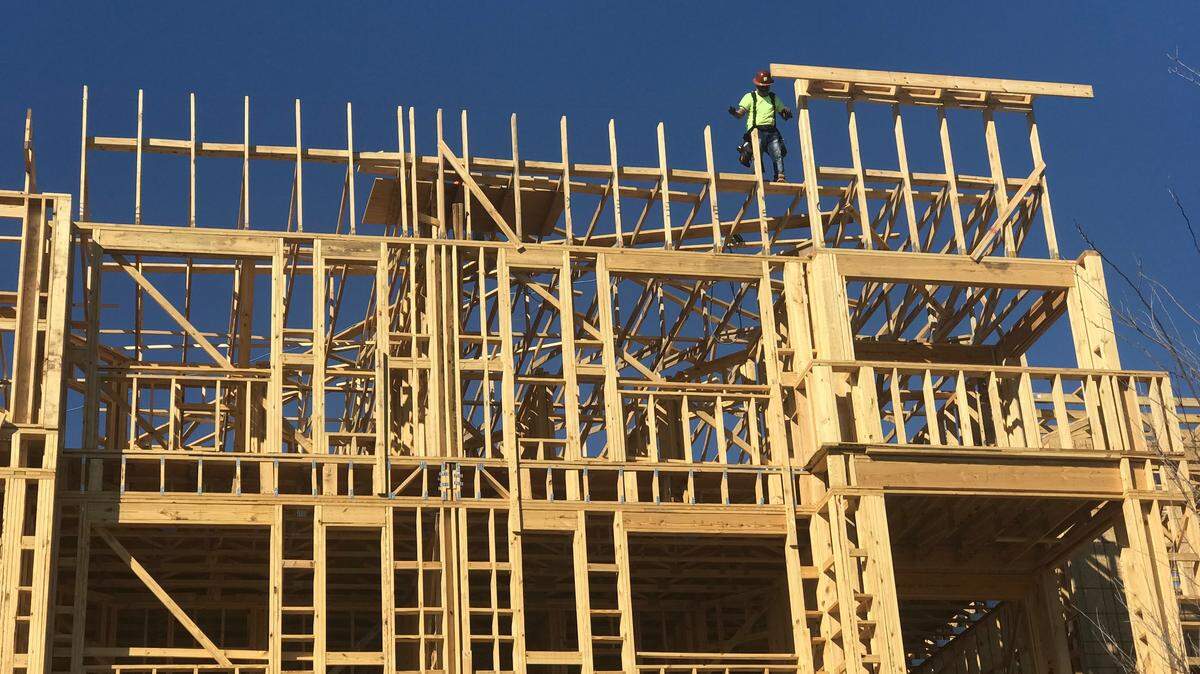 A large apartment complex now under construction in the Green at Lakewood Ranch symbolizes growth beyond the original phase of Lakewood Ranch.