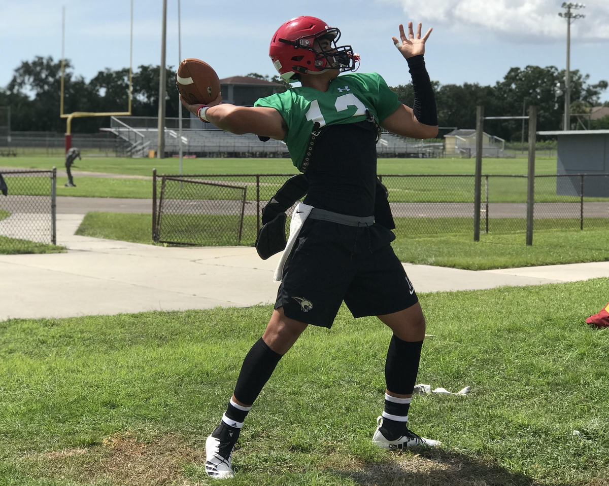Senior quarterback Ryan Bolduc, who led Cardinal Mooney to a 5-0 record last year before suffering a season-ending right knee injury, is back to lead the Cougars’ offense.